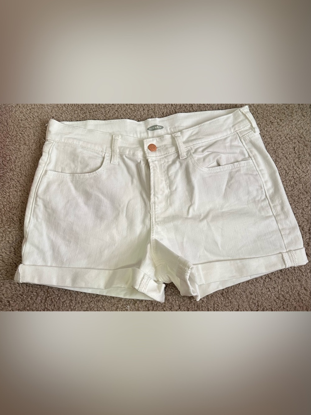 Old Navy White Women's Denim Shorts